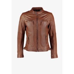 Oakwood CASEY - Chaqueta de cuero - cognac