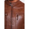 Oakwood CASEY - Chaqueta de cuero - cognac